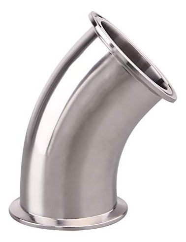 Conexin Codo 45 Tubo 2.5puLG Acero Inoxidable 304 Para Abraz
