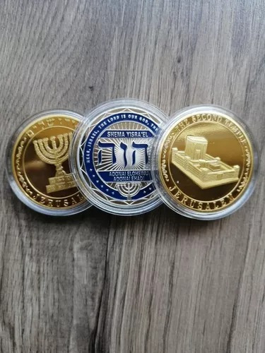 Moneda Jerusalen Física De Metal Con Estuche- Shofares Chile