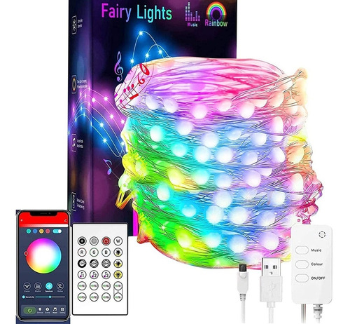 Imagen 1 de 10 de Tira Luces Led Argb Ic Graffity 5mts Wifi Musica 16m Colores