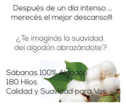 Imagen 5 de 8 de Sabanas 1 1/2 Plazas 1 Plaza Juego 180 Hilos Soft Oregon