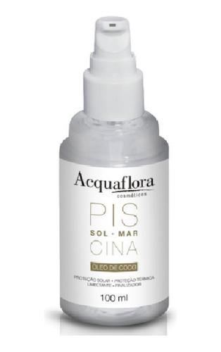 Acquaflora Óleo De Coco Sol Mar & Piscina 100ml