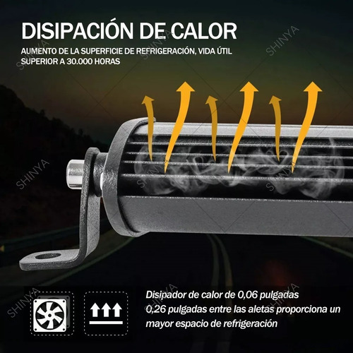 Barras Led Automovil 156w Blanco 51cm 24v Para Jeep Faros