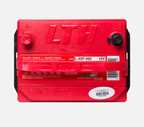 Batería Lth L22f-450 1 Año Garantia Sin Costo + 3 C/ajuste