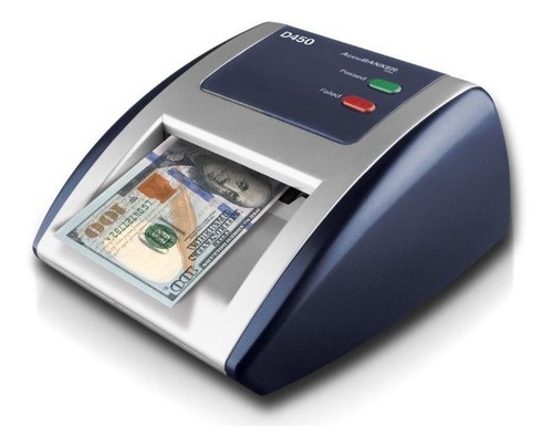 Imagen 3 de 3 de Detector De Billetes Falsos Accubanker D450 Verd/falso