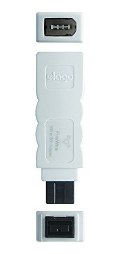 Adaptador Elago Firewire 400 A 800 (blanco) Para Mac Pro, Ma