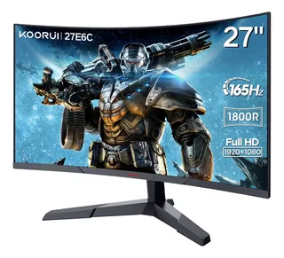 Monitor Gamer 27curvo Koorui 165hz 1ms Fhd 100%srgb Freesync