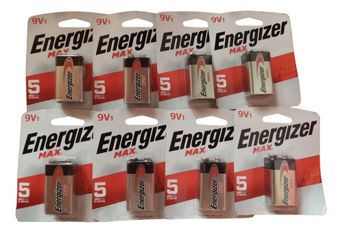 Energizer Max 9v Pila Batería Alcalina Original 