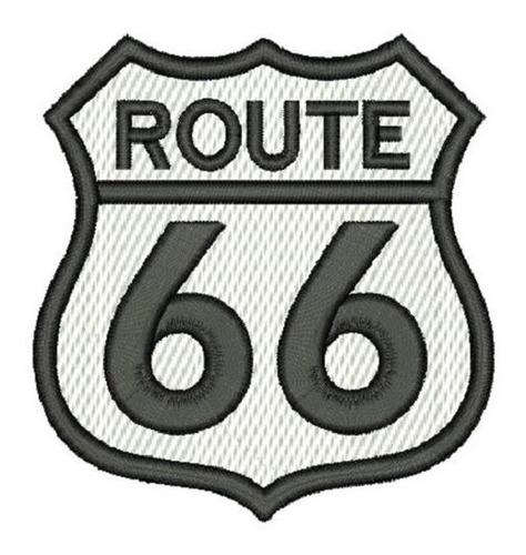 Patch Bordado Termocolante - Estados Unidos - Route 66 Rota