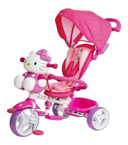 Imagen 1 de 11 de Triciclo Prinsel Candy Hello Kitty rosa