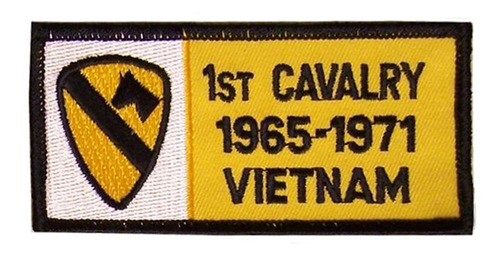 Parche Aplique Bordado Vietnam Veteran 1st Cavalry