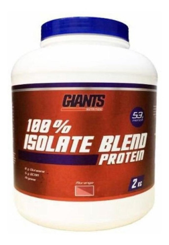 100% Isolate Blend Protein Morango - Giants Nutrition
