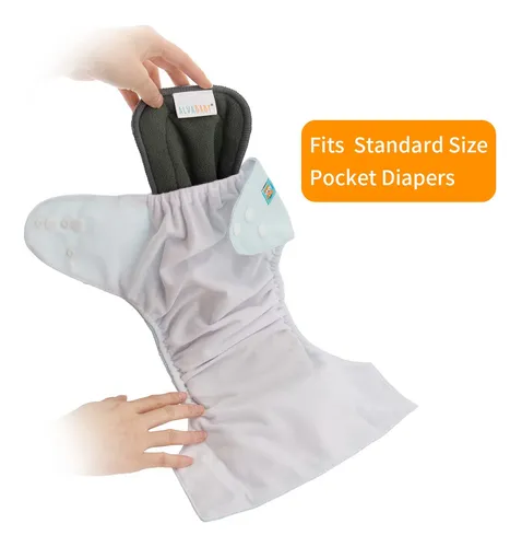 Alva Baby - Paquete De 12 Insertos Reutilizables De 5 Capas