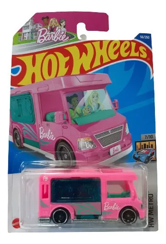 Carrinho Hot Wheels Barbie Dream Camper Pink / Raro