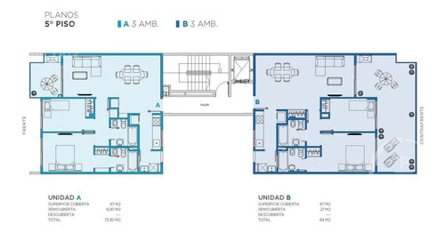 Imagen 15 de 17 de Venta Semi Piso De 3 Ambientes Con Terraza, Parrilla Y Cochera, A Estrenar En Villa Del Parque.