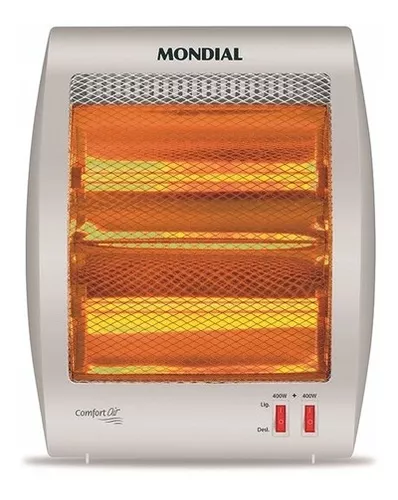 Aquecedor Ambiente Mondial Halógeno A-09 Air 127v 800w