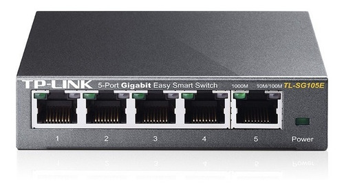 Tp-link, Switch Inteligente Gigabit De 5 Puertos, Tl-sg105e