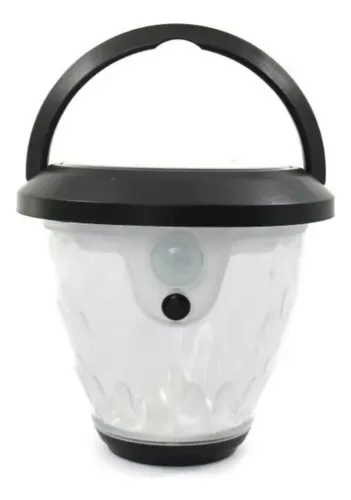Foco Farol Led Solares Jardin O Para Pared Luz Blanco