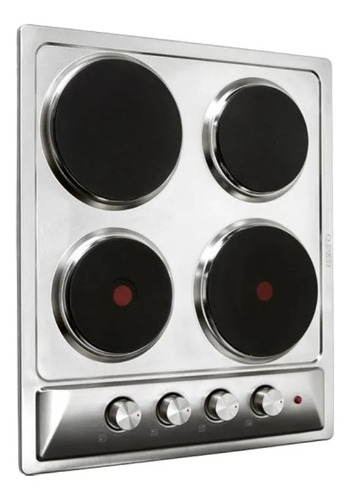 Imagen 2 de 2 de Anafe eléctrico Clever 114 plateado 220V