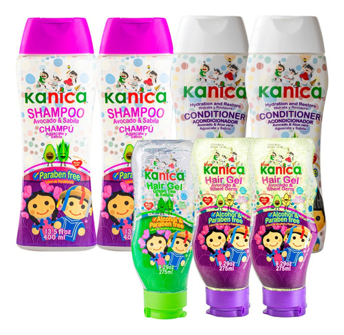 Kit De Shampoo Y Acondicionador Libre De Parabenos 