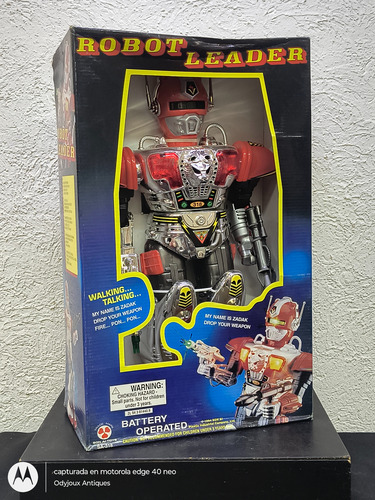 Robot Leader Zadak Rojo Son Ai Toys Vintage 1994 En Caja Robot Leader Zadak Rojo Son Ai Toys Vintage 1994 En Caja Rojo (Usado)