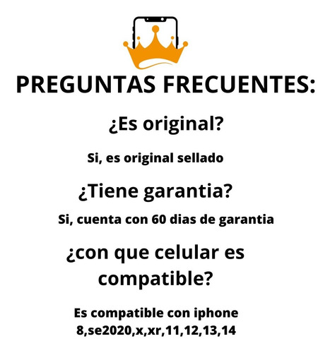 Imagen 4 de 6 de Ficha Cargador Usb C Original iPhone (carga Rapida)