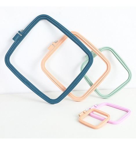 2 Juego De Aros Para Artesanía En Colores Suaves 2 Piezas