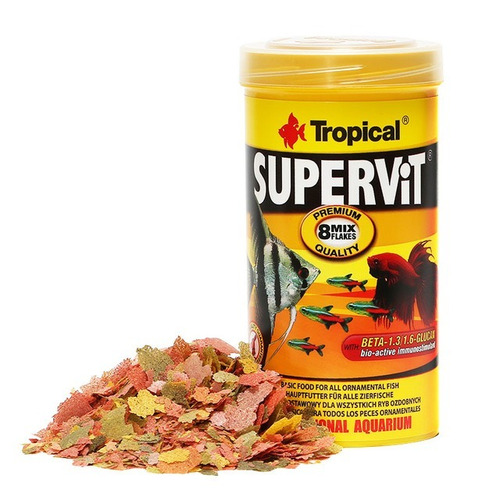 Tropical Supervit 20gr 8 Tipos De Escamas Vitaminas Polypter