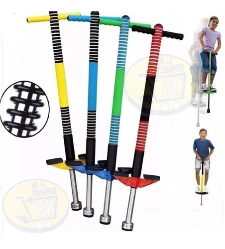 Palo Saltarin Pogo Metal Resorte Reforzado Stock Es Original