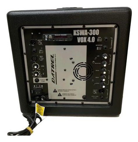 Combo Vertical Line Com Subwoofer Datrel Vox4.0 Preto Bivolt