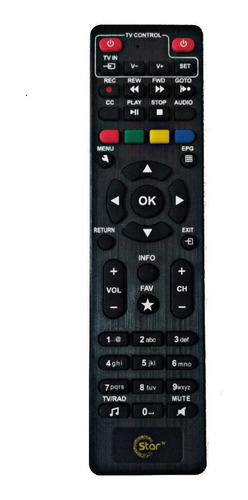 Control Remoto Universal Para Televisores Star Tv