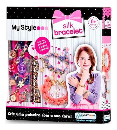 Pulseiras My Style de Seda Multikids - BR099