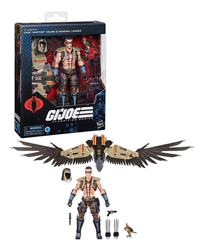 G.I. Joe Classified Series CHIP “Raptor” Talon & General Ledger