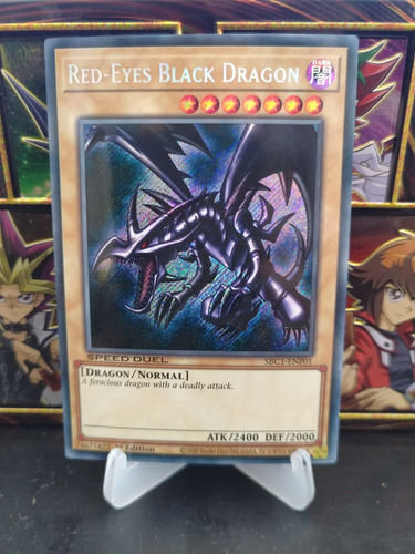 Yu-gi-oh Red-eyes Black Dragon Secret Rare