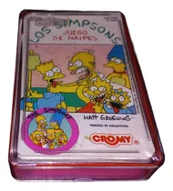 Comprar Cromy Los Simpsons Mazo De Cartas Naipes Orignales Retro