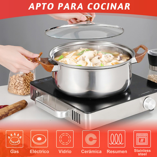 29 Pzs bateria de cocina con set de utensilios cocina Juego De Ollas Y Sarten