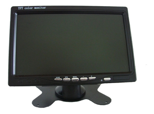 Monitor 7 Pulgadas Av Vga Lcd Hdmi Con Eliminador Xto Nuevo