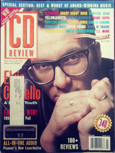 Cd Review - Elvis Costello Alice In Chains Zappa Revista U 
