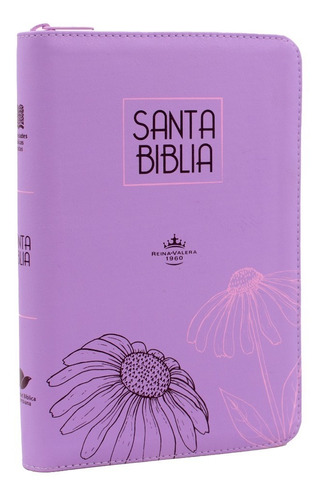 Biblia Cristiana Reina Valera 1960 Letra Grande - Lila Mora