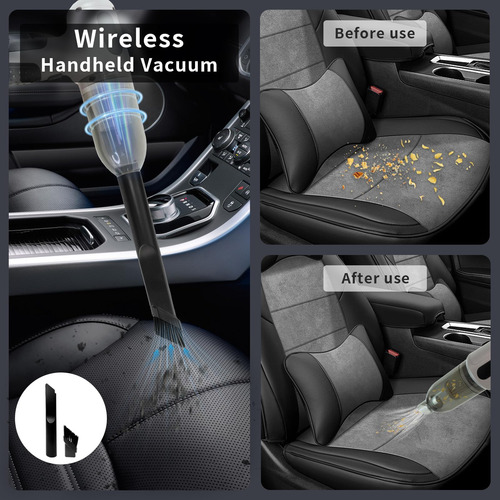Unloshe Aspirador De Mano Para Auto, Mini Aspirador Pa Inalá