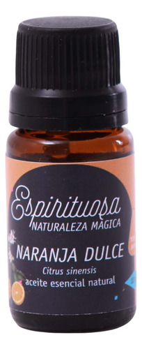 Aceite Esencial De Naranja Dulce Agroecol. Espirituosa 10ml.