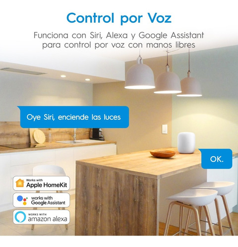 Interruptor Inteligente Wifi - Apple Homekit, Alexa, Google