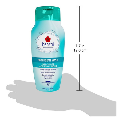Jabón Liquido Intimo Benzal Prohydrate Piel Sensible