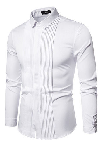 Camisa De Vestir De Uniforme Para Hombre