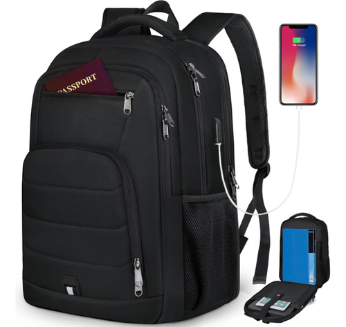 Rainsmore Mochila Para Computadora Portátil De 17 Pulgadas M