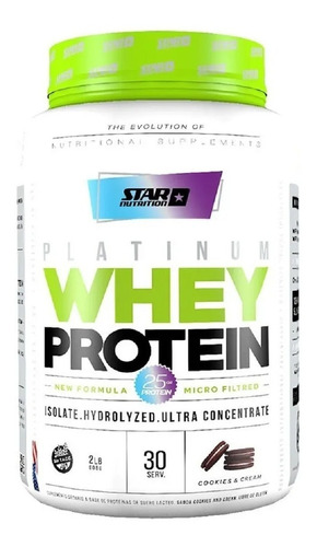 Proteina Premium Whey Star Nutrition 2 Lb Pote En Polvo