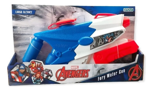 Pistola De Agua Ditoys Avengers Marvel Fury Water Gun