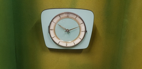 Reloj De Pared Mid Century Alemán Marca Kienzle 60s Vintage