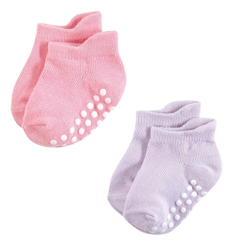 Hudson Baby Unisex-bebé Antideslizante No-show Calcetines...