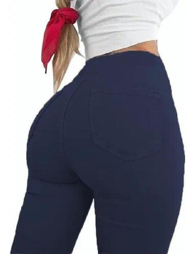 Super Skinny Pants Levanta Pompa Mujer Leggins Comodos