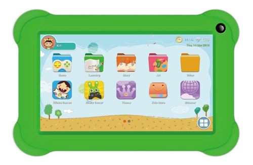 Tablet Niño Innjoo 16gb + 1gb Blanca Protector Verde